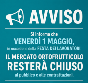 Avviso 1° Maggio 2026